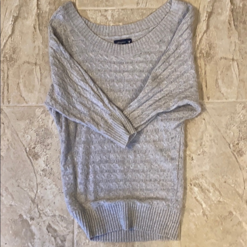 American 🦅 Light Grey Sweater